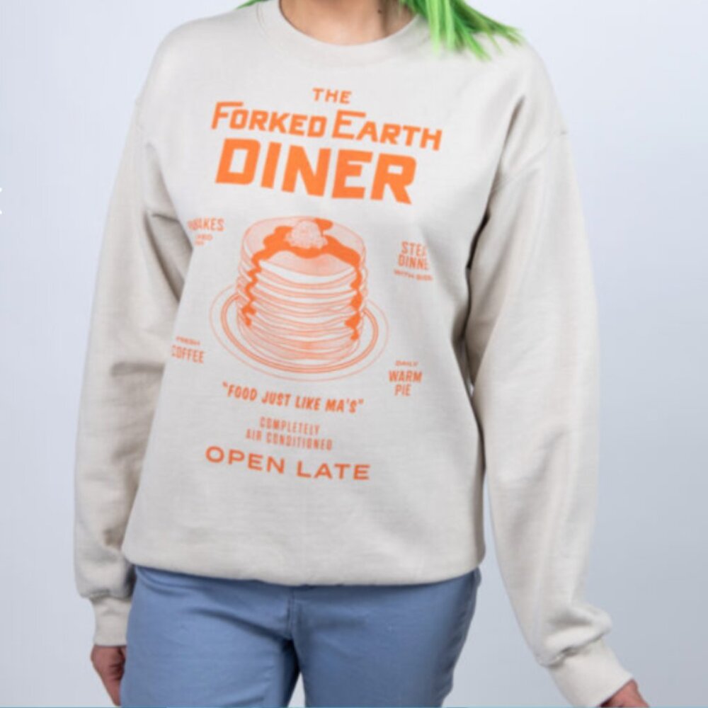 Meow Wolf Forked Earth Diner Sweatshirt Size Medium